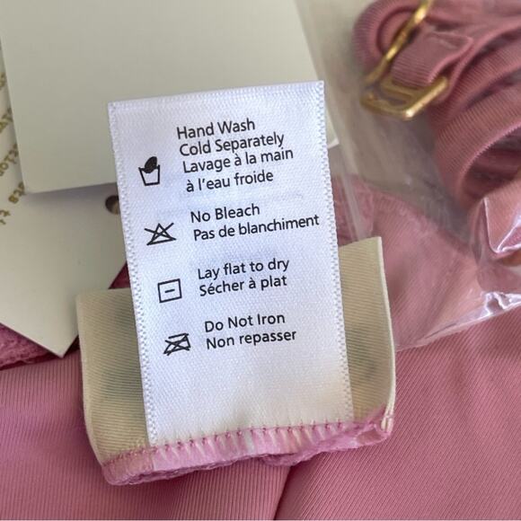 Anthropologie X L*Space  Swim Top Jasper Strapless Top Shiny Pink - Picture 12 of 14